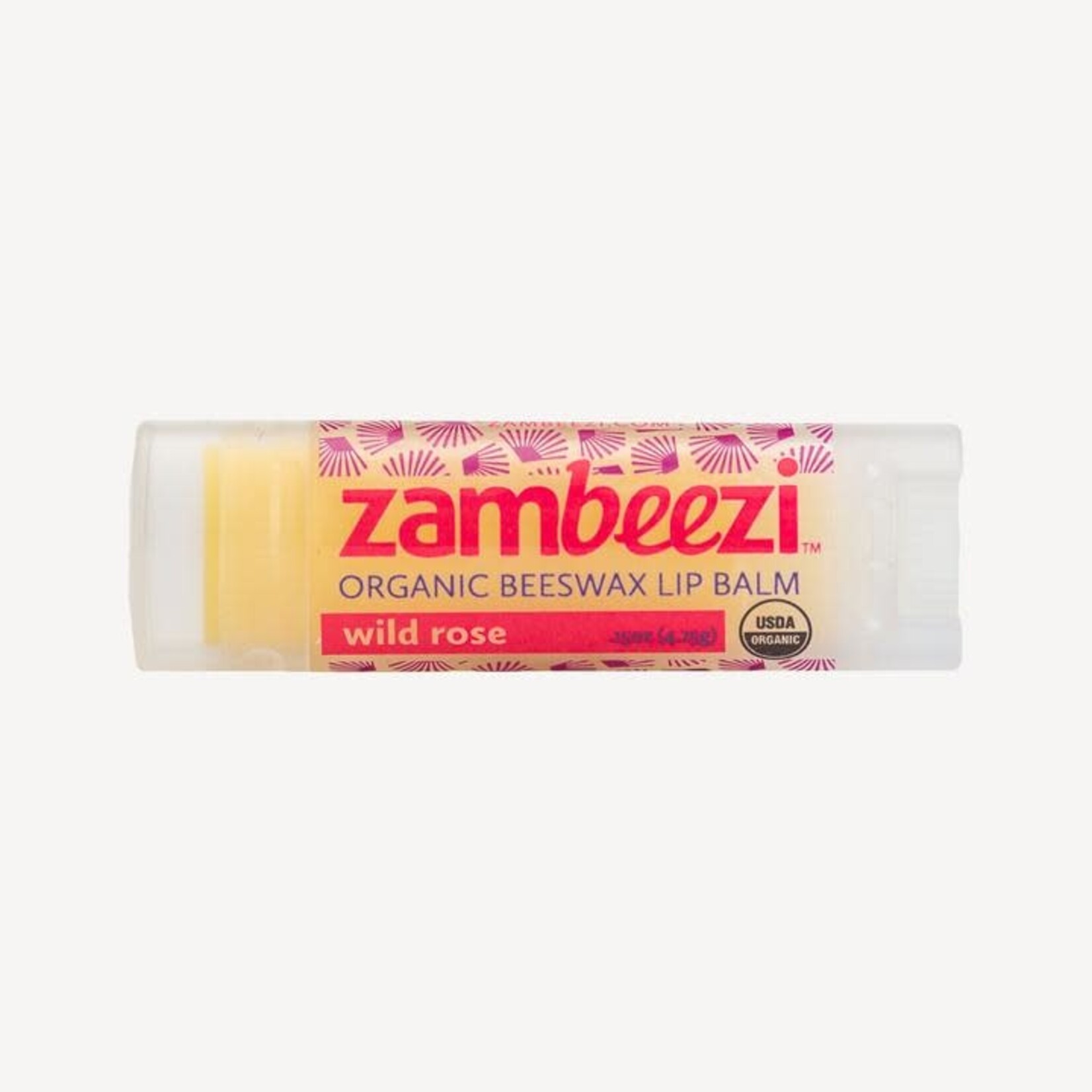 Sambah Naturals Organic Beeswax Lip Balm: Wild Rose