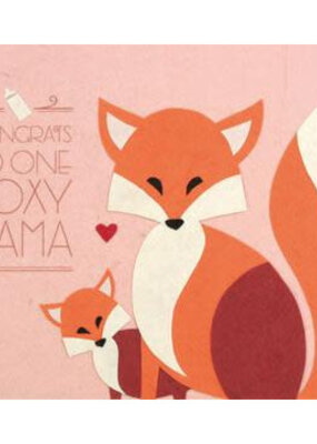 Good Paper Congrats to One Foxy Mama Card