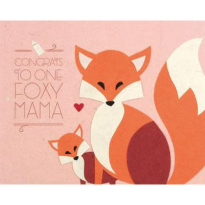 Good Paper Congrats to One Foxy Mama Card