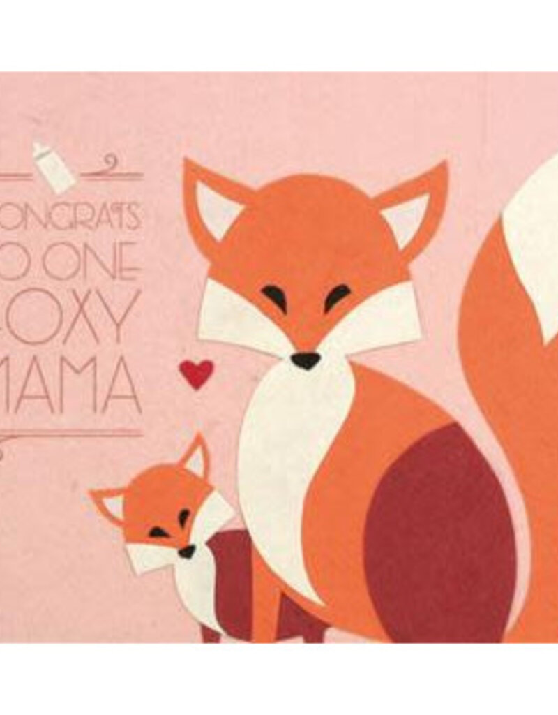 Good Paper Congrats to One Foxy Mama Card