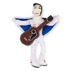 Silk Road Bazaar Elvis Presley Felt Ornament