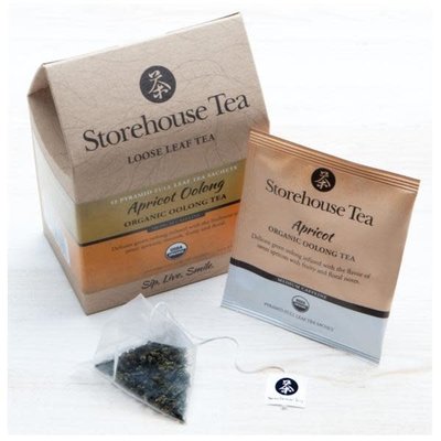 Storehouse Tea Apricot Oolong Tea 12 Sachet Box