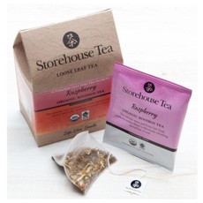 Storehouse Tea Raspberry Rooibos Tea 12 Sachet Box
