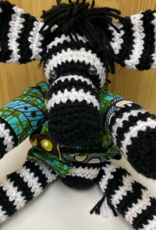 Creation Hive Crocheted Zebra Stuffed Animal