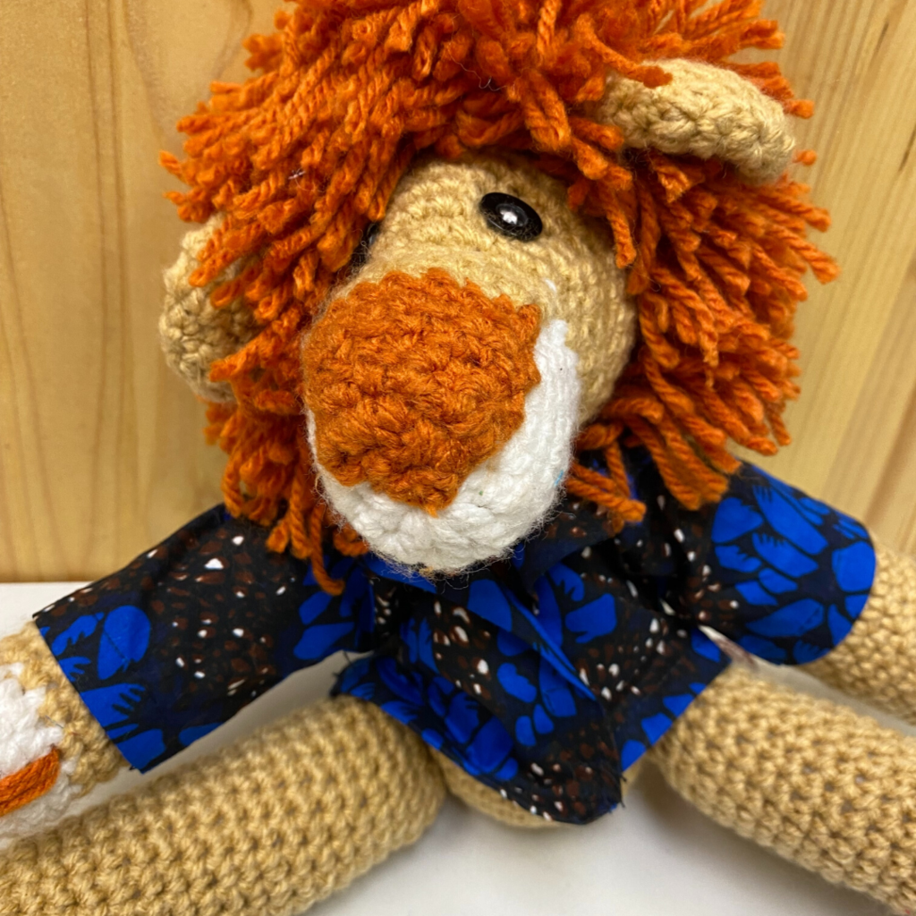 Creation Hive Crocheted Lion Stuffed Animal