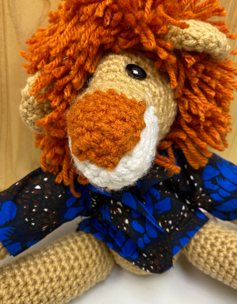 Creation Hive Crocheted Lion Stuffed Animal