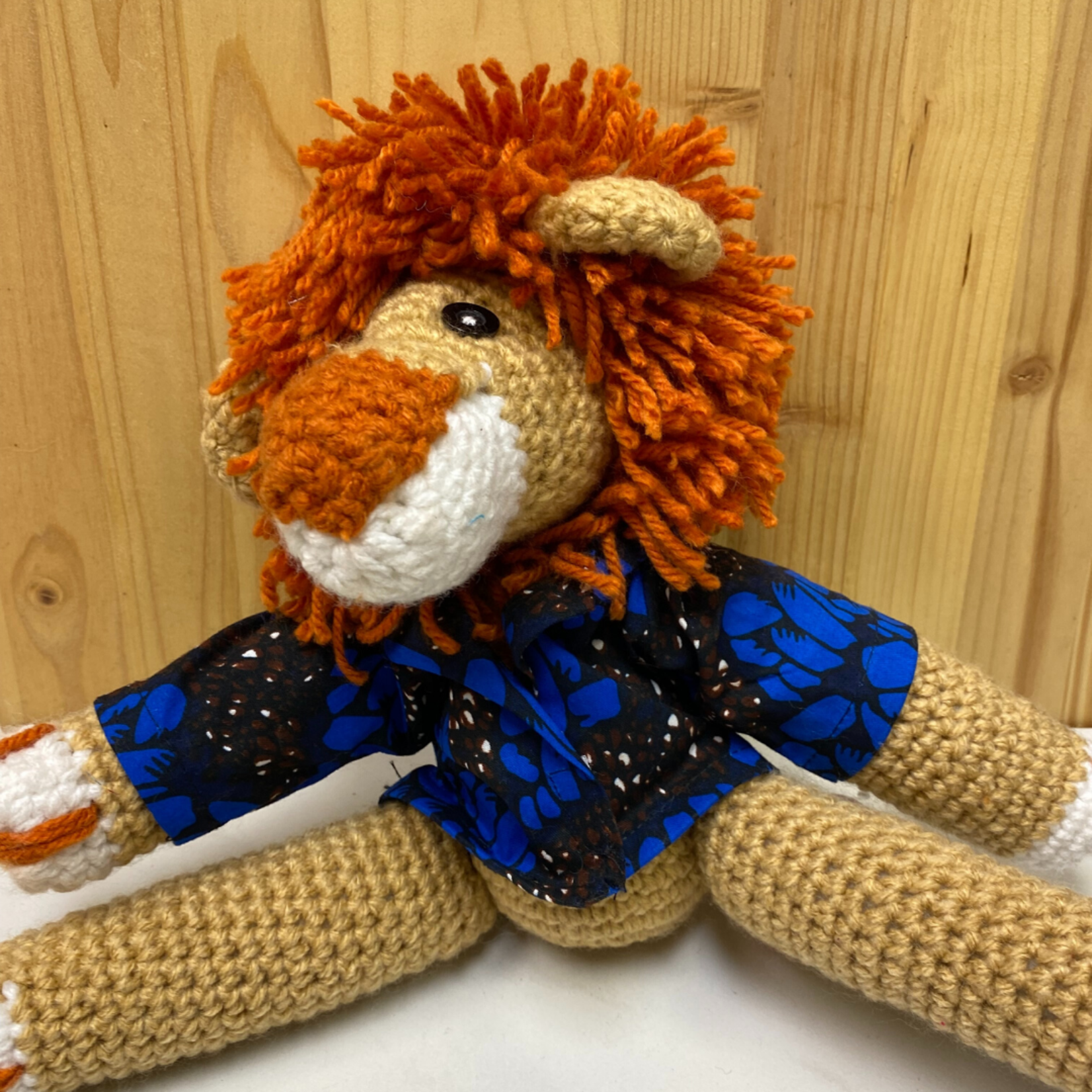 Creation Hive Crocheted Lion Stuffed Animal