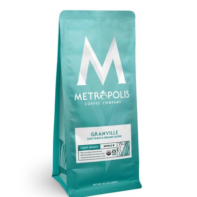 Metropolis Coffee Company Granville Blend Organic Coffee Whole Bean 10.5oz