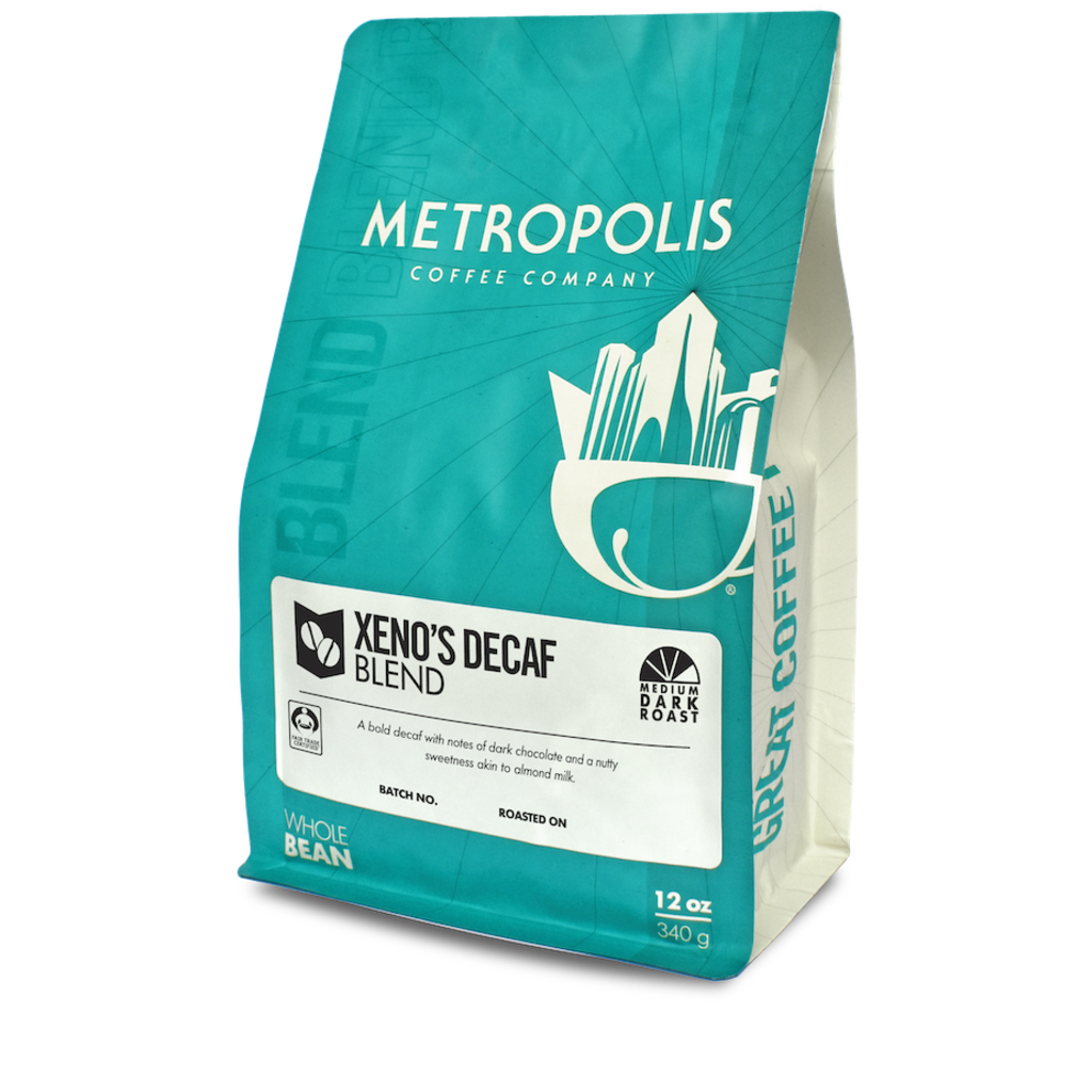 Metropolis Coffee Company Decaf Xeno's Organic Coffee Whole Bean 10.5oz