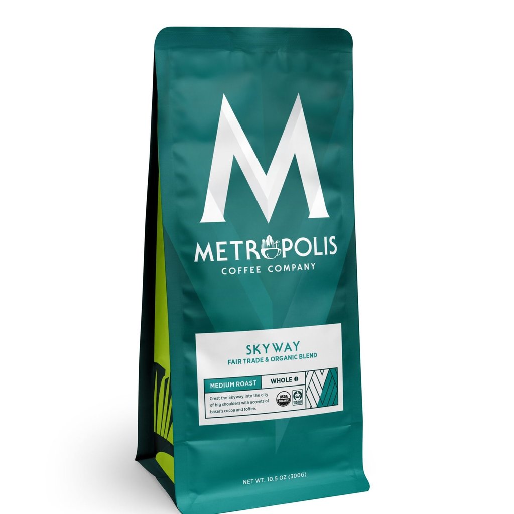 Metropolis Coffee Company Skyway Blend Organic Coffee Ground 10.5oz