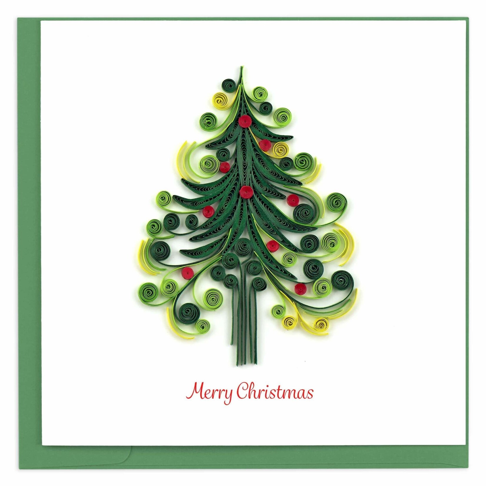 Quilling Card Christmas Tree Quilled Card