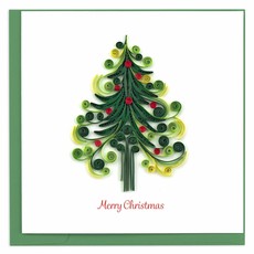Quilling Card Christmas Tree Quilled Card