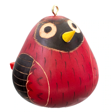 Lucuma Cardinal Gourd Ornament