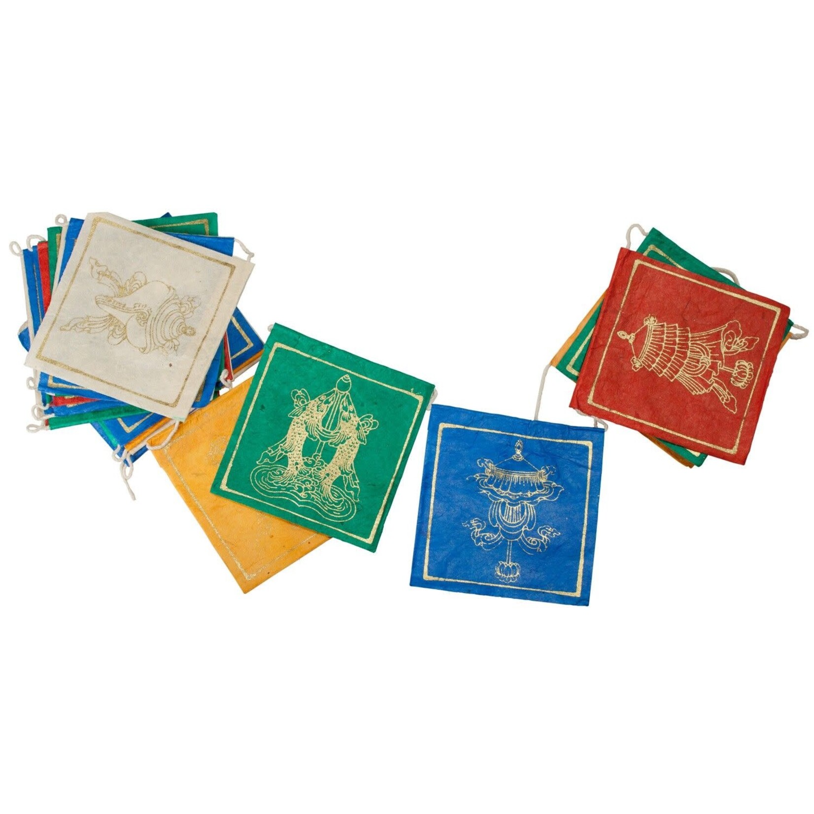 DZI Handmade Lucky Signs Prayer Flags