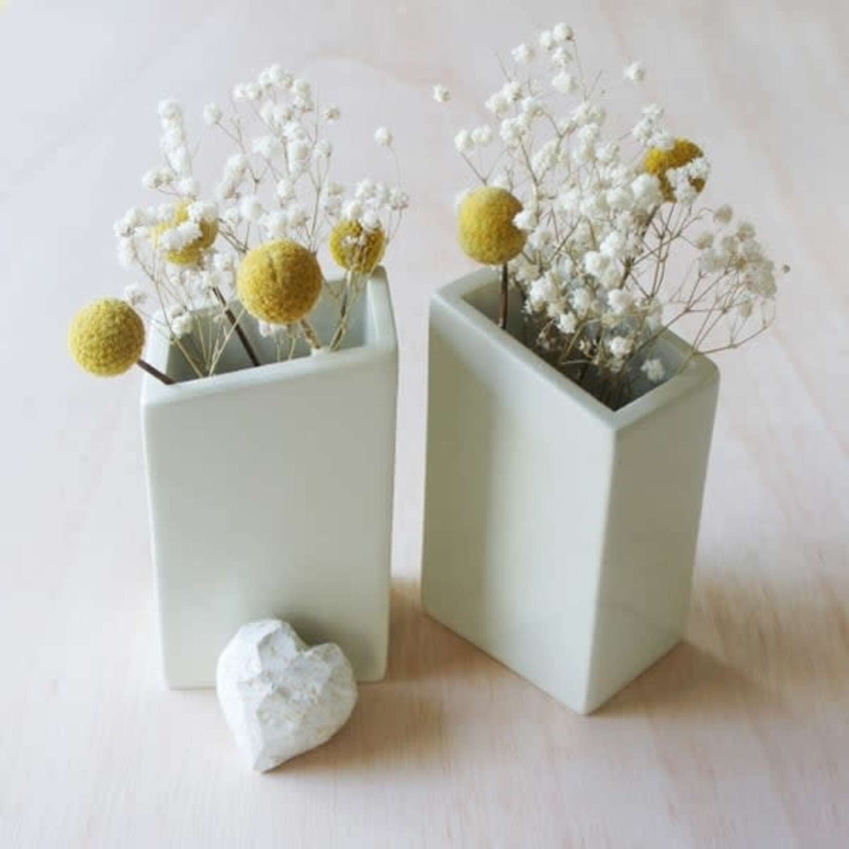 Venture Imports Natural Kisii Soapstone Vase Bookends