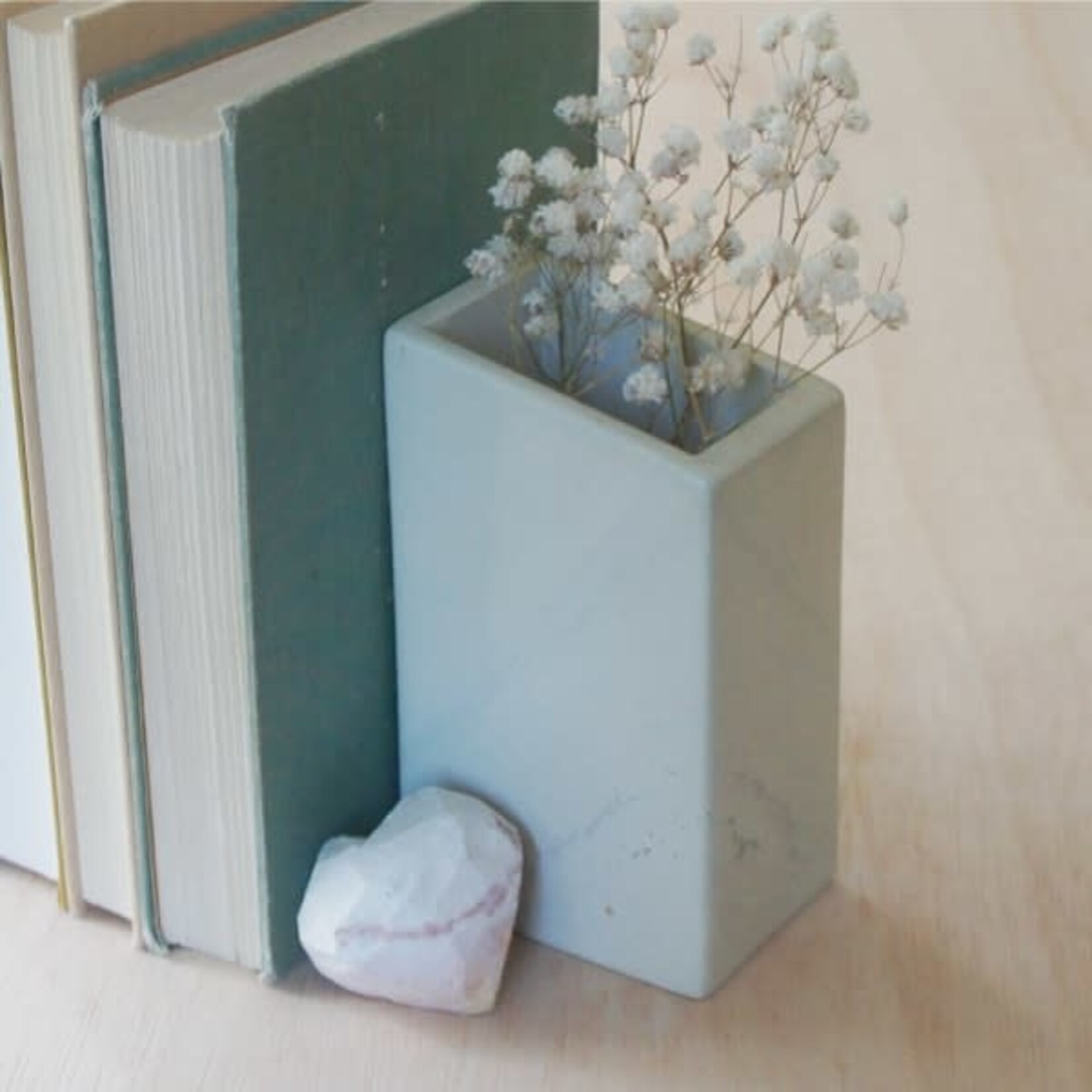 Venture Imports Natural Kisii Soapstone Vase Bookends