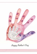 Quilling Card Mother's Day Handprint Quilled Card