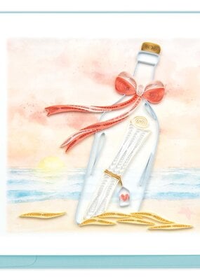Quilling Card Love Message In A Bottle Quilled Card