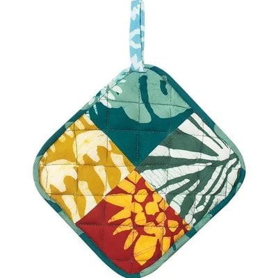 Global Mamas Batik Potholder: Bold Patchwork