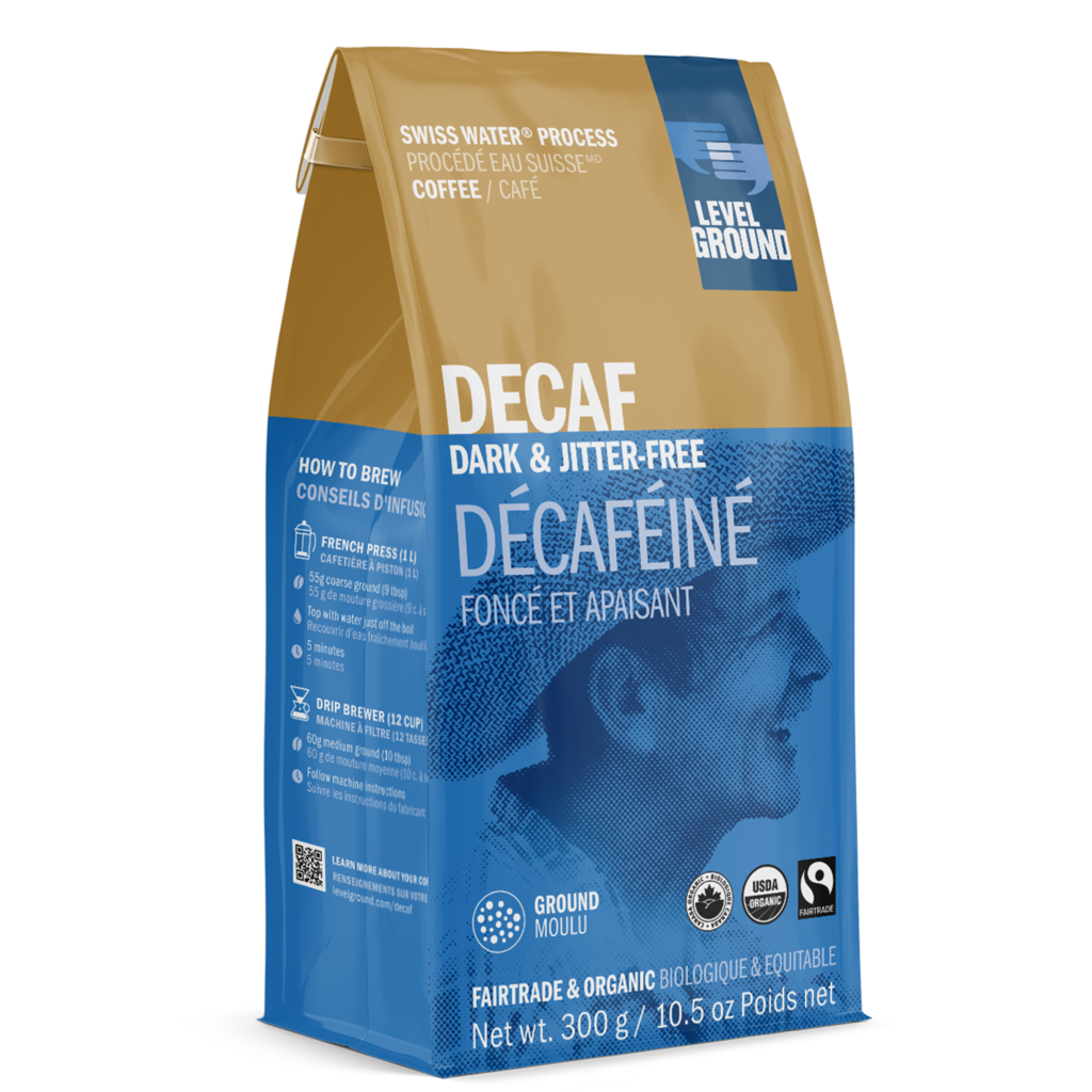 Level Ground Trading Decaf Single-Origin Ground Coffee 10.5 Oz