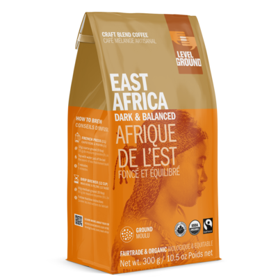 Level Ground Trading East Africa Ground Coffee 10.5 Oz