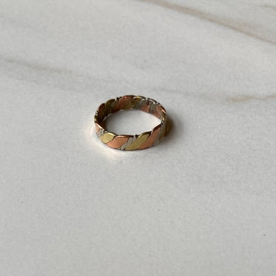 Minga Imports Three Metal Ring