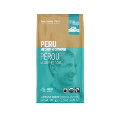 Level Ground Trading Peru Ground Coffee 10.5 Oz