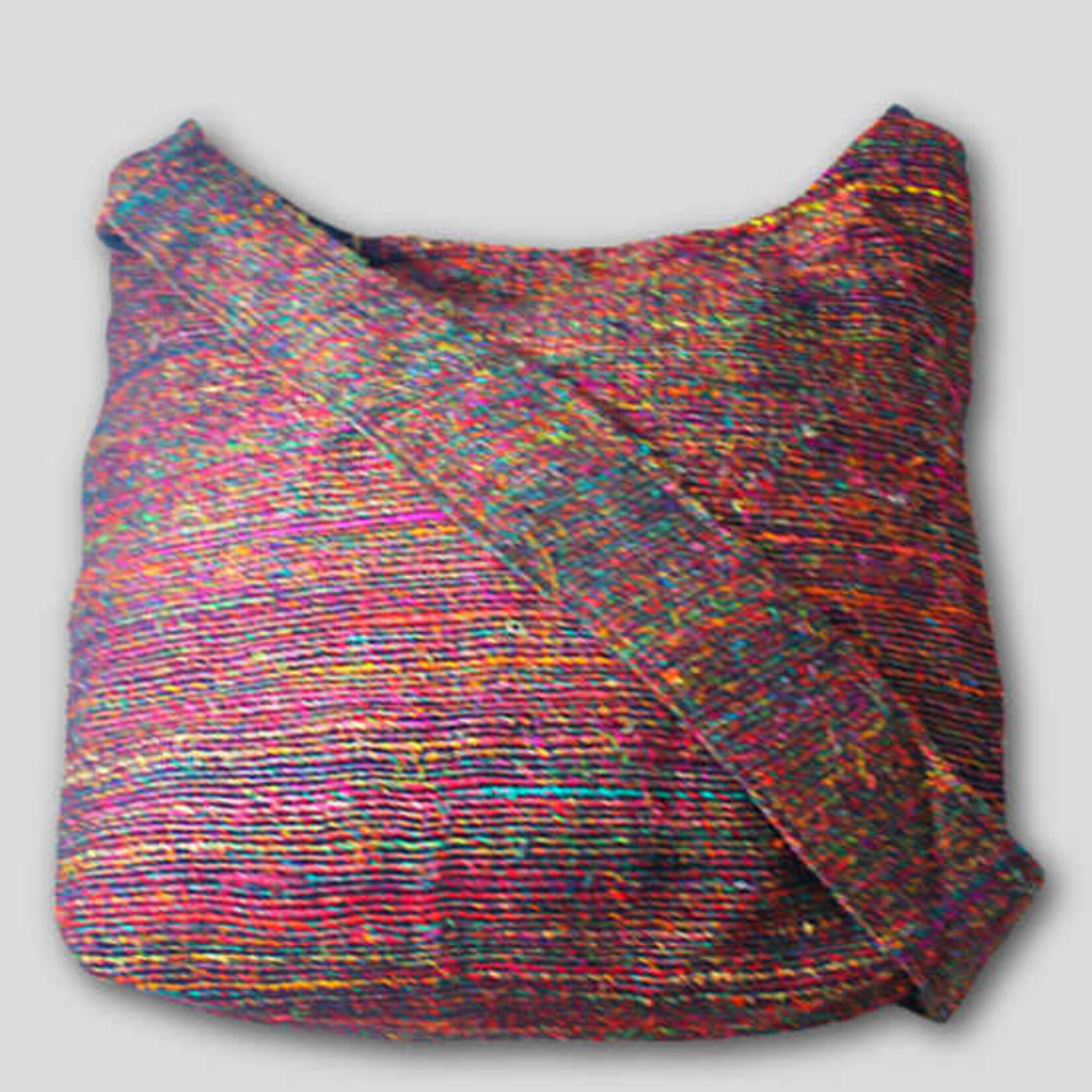 Ganesh Himal Recycled Silk Bucket Shoulder Bag