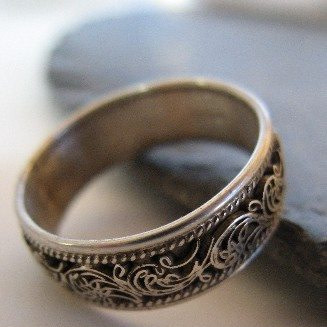 Sterling Silver Filigree Newari Ring - Global Gifts