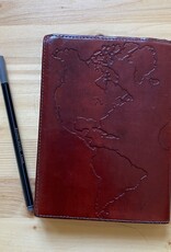 Matr Boomie World Map Leather Journal