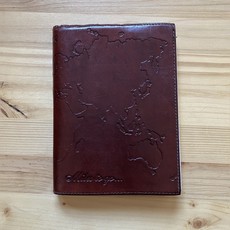 Matr Boomie World Map Leather Journal