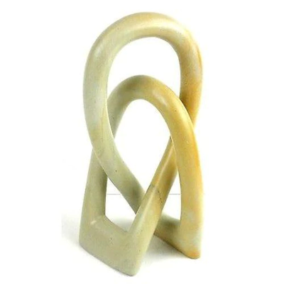 Global Crafts Unity Kisii Soapstone Sculpture Natural 8 in.