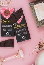 Divine Chocolate Dark Chocolate with Pink Himalayan Salt Large Bar 3oz
