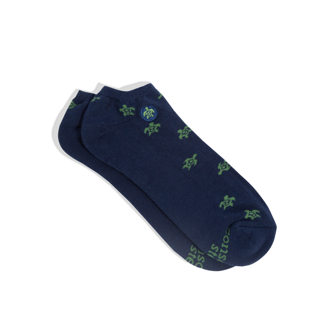Conscious Step Ankle Socks that Protect Turtles: Navy