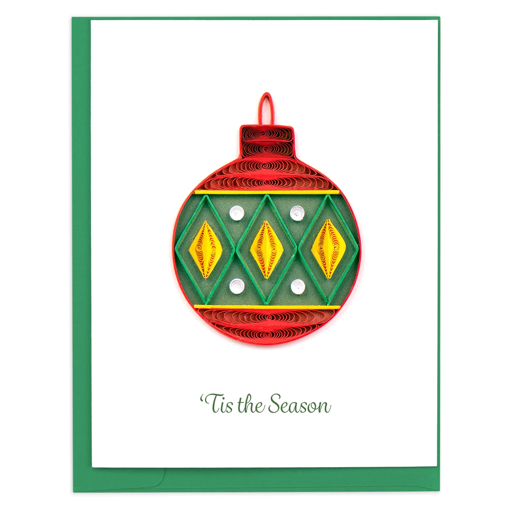 Traditional Christmas Quilled Card Box Set Global Gifts