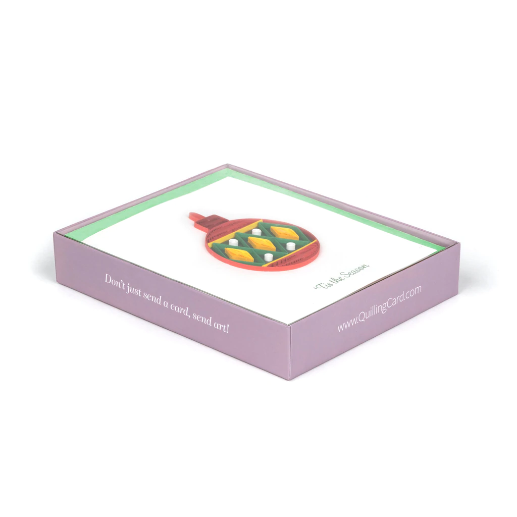 Quilling Card Traditional Christmas Quilled Card Box Set