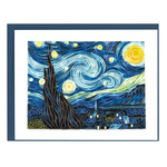 Quilling Card Starry Night Van Gogh Quilled Card