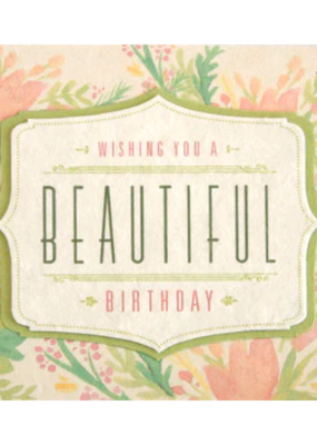 Good Paper Watercolor Birthday Card