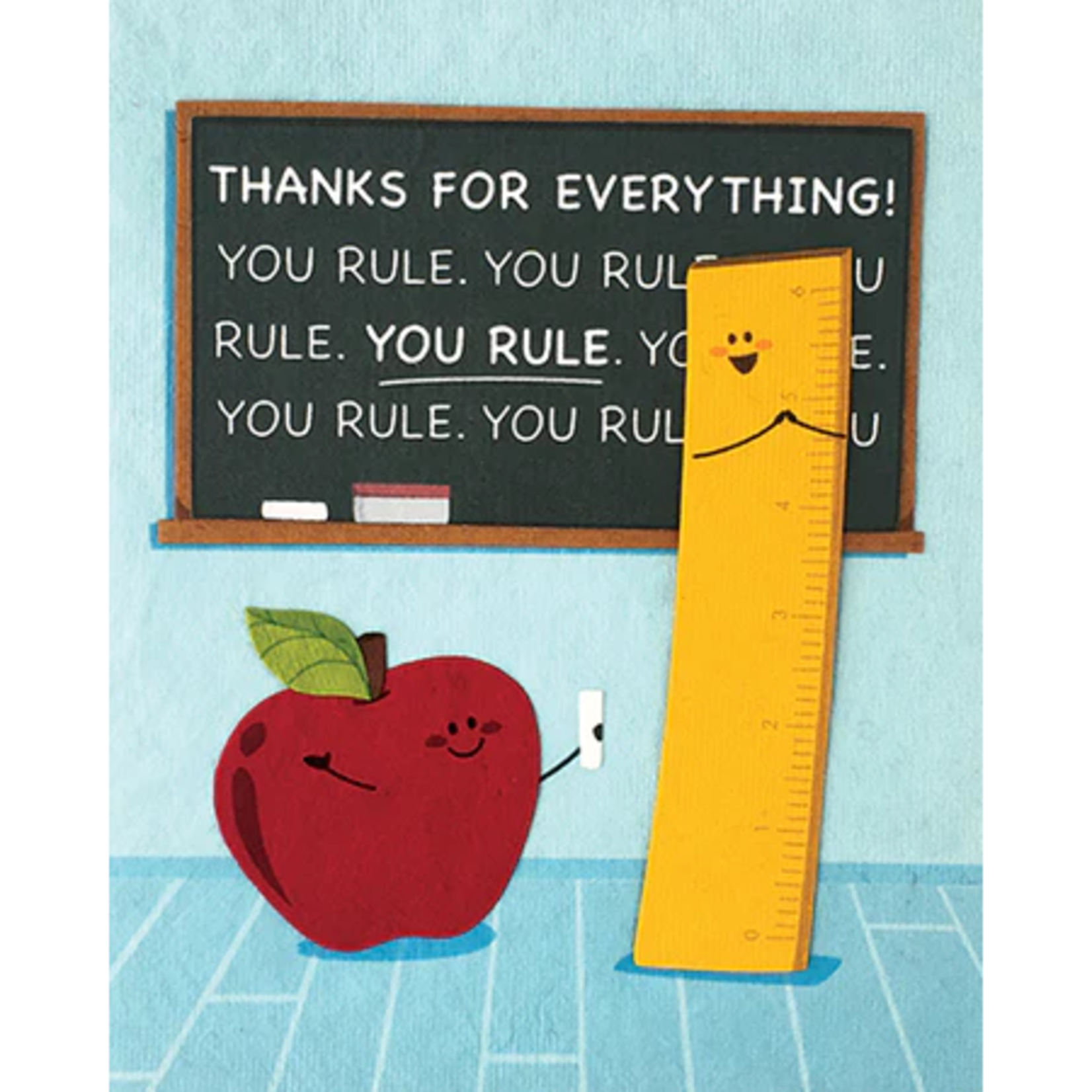 Good Paper You Rule Thanks Card
