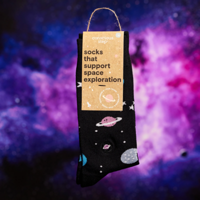 Conscious Step Socks that Support Space Exploration: Planets