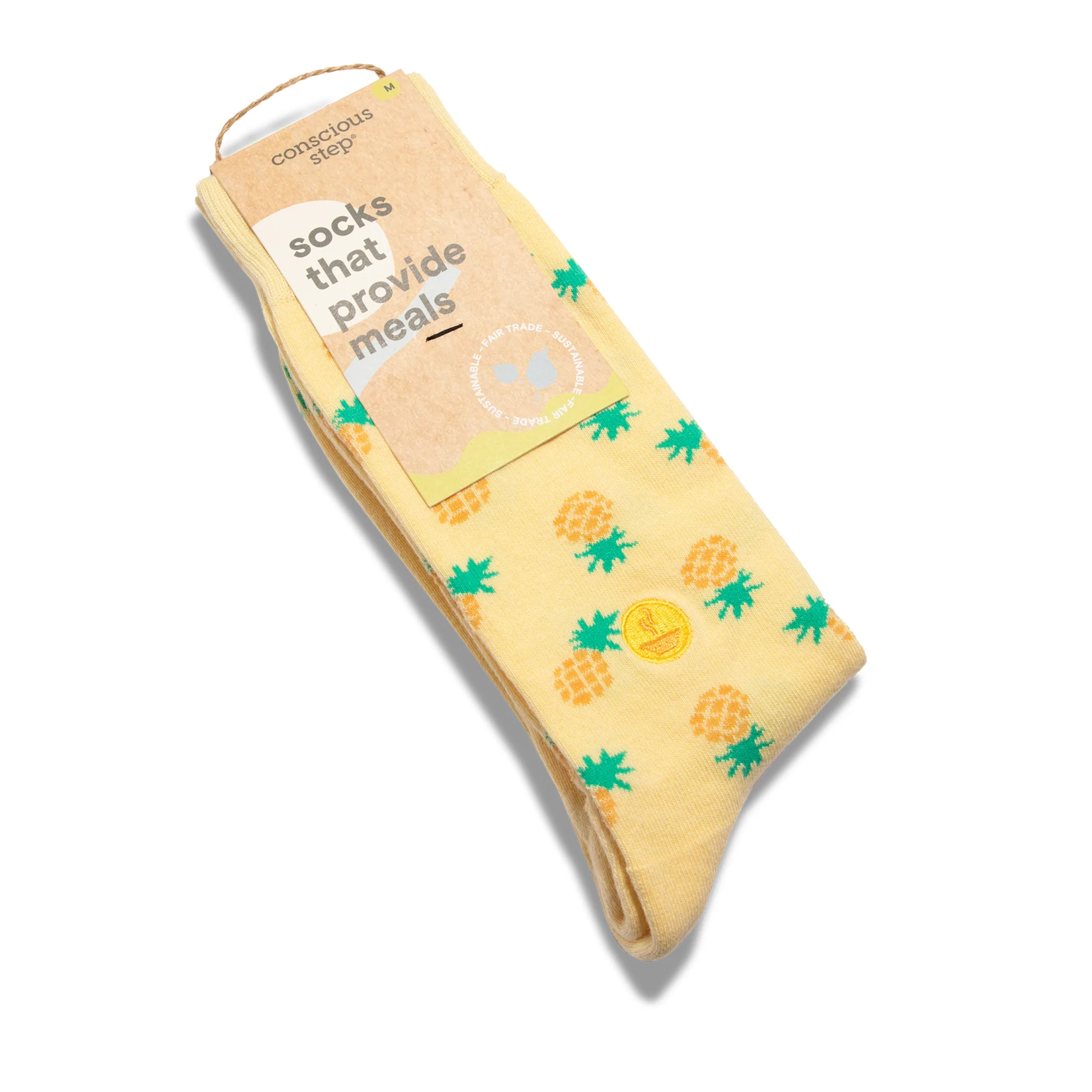 Conscious Step Socks that Provide Meals: Pineapples