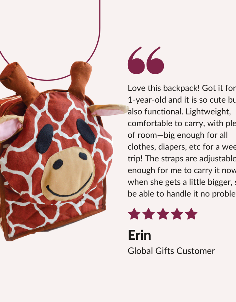 Kids Backpack - Giraffe