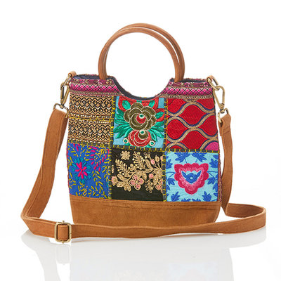 Serrv Jangali Sari Crossbody Bag