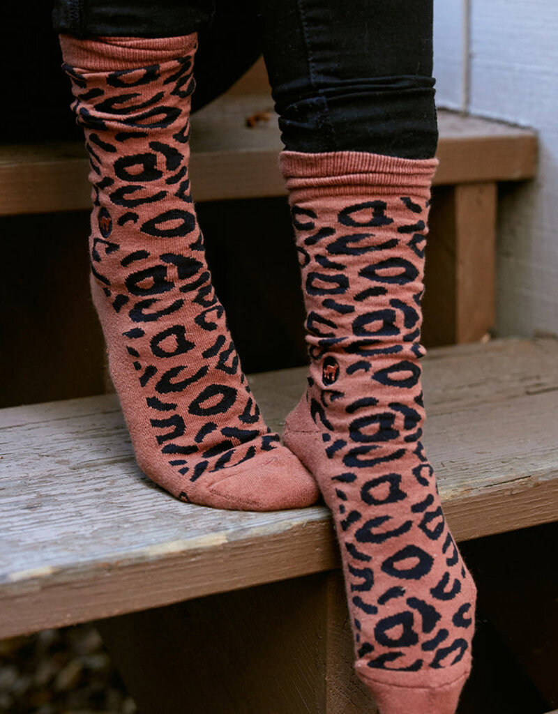 Conscious Step Socks That Protect Cheetahs: Brown