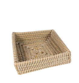 Ten Thousand Villages Kaisa Square Basket Tray 10''