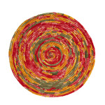 Ten Thousand Villages Recycled Sari Round Placemat