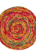 Ten Thousand Villages Recycled Sari Round Placemat