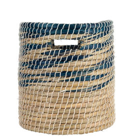 Ten Thousand Villages Seaside Kaisa Grass Basket 12''