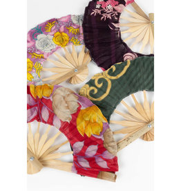 Ten Thousand Villages Sari Folding Fan