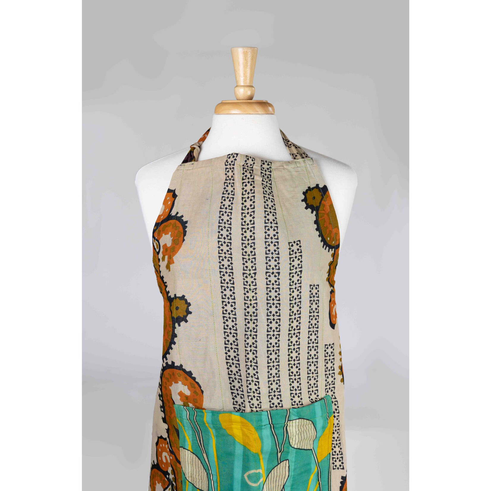 Ten Thousand Villages Reversible Sari Apron